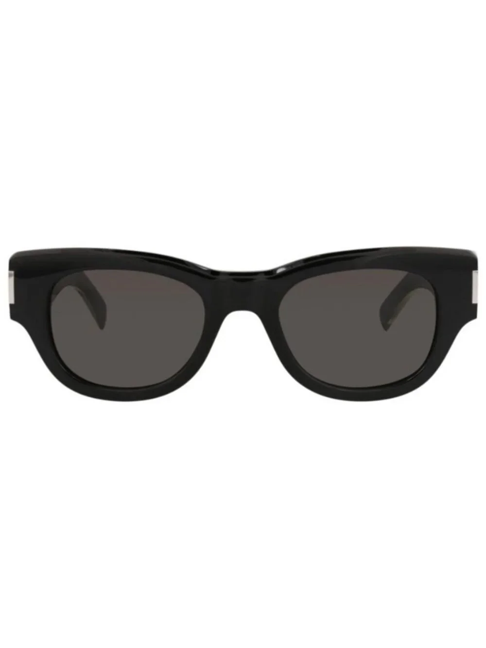 New Saint Laurent Womens Cat Eye Black Crystal Grey Fashion Designer Sunglasses